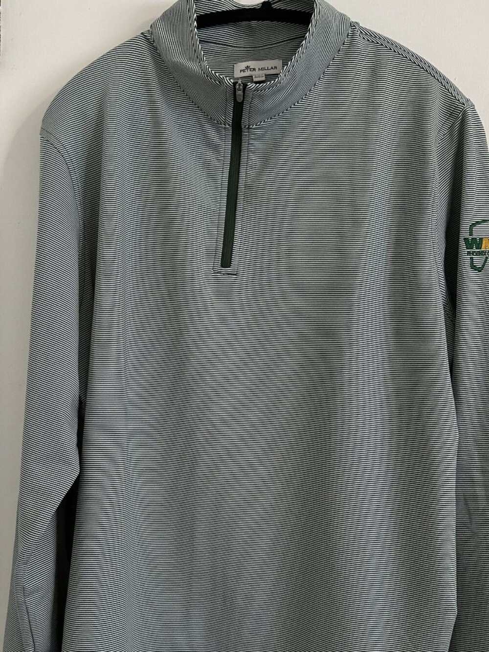 Peter Millar Green Waste Management Phoenix Open Striped Perth Performance